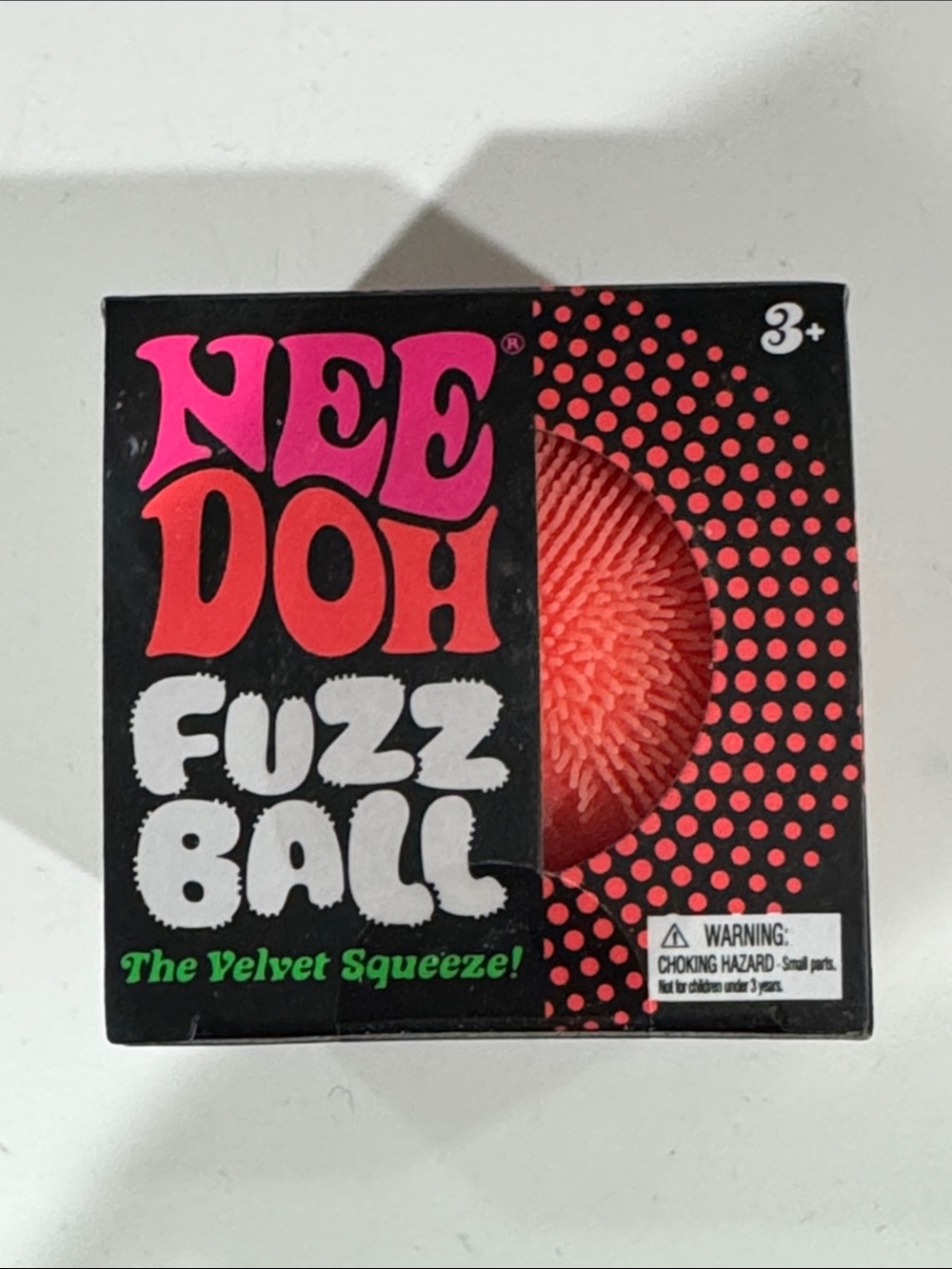 NeeDoh Fuzz Ball The Velvet Squeeze - Orange